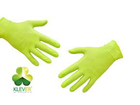 Перчатки нитриловые зеленые KLEVER 