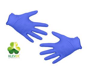 Перчатки нитриловые медицинские KLEVER «Стандарт» Violet Blue, Малайзия