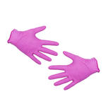 Перчатки нитриловые KLEVER Color розовые, 3,5 гр.